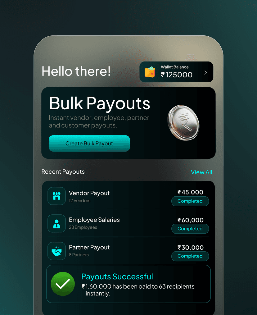 MoneyPay Bulk disbursements